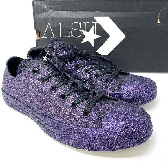 Converse Chuck Taylor All Star Purple Black Women - Picture 6 of 9